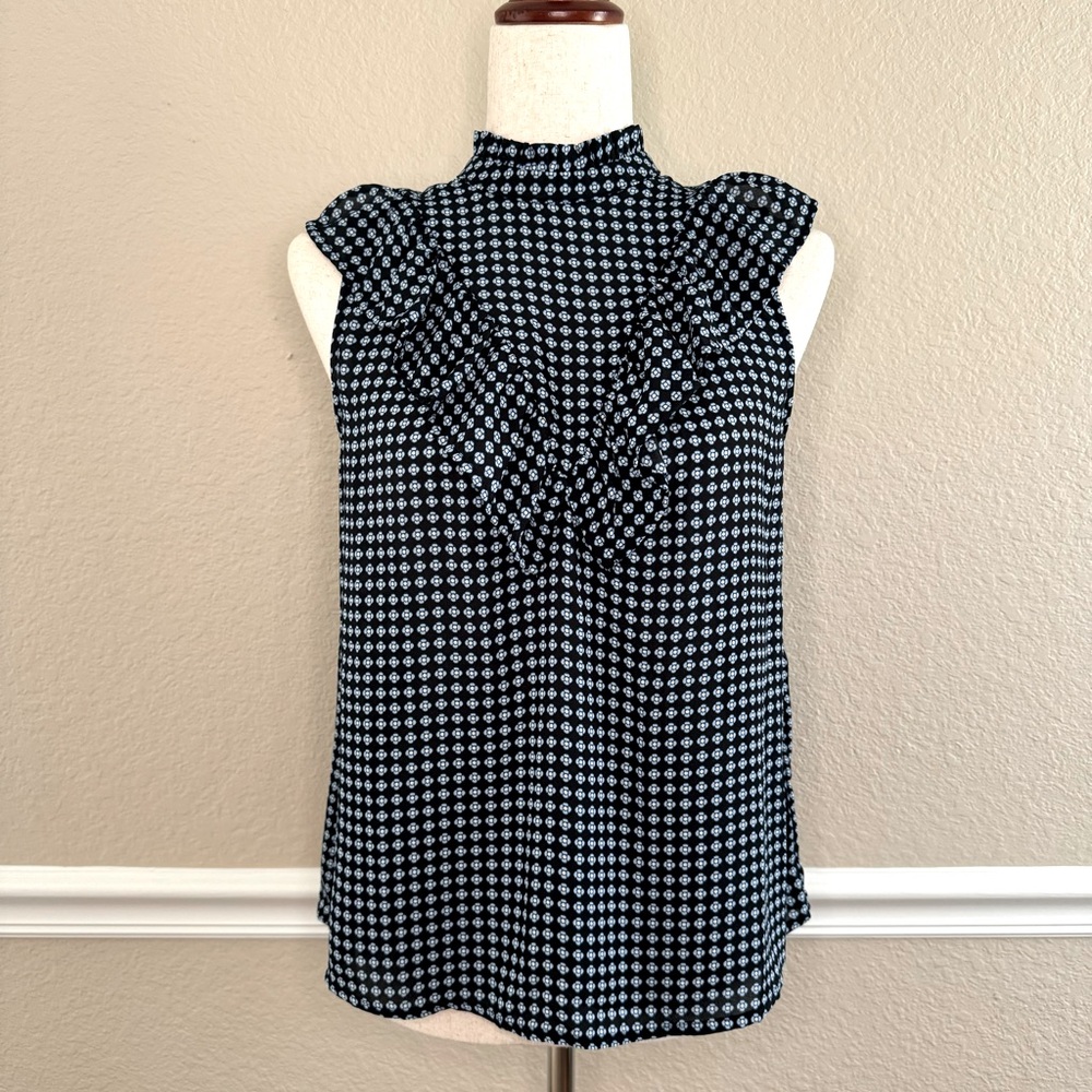 Who What Wear brand from Target, ruffle blouse.